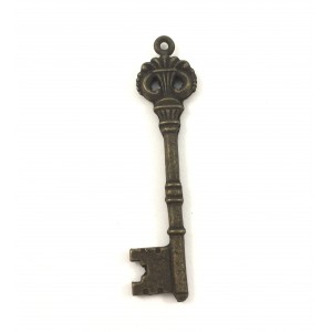 Pendentif de métal clé laiton antique